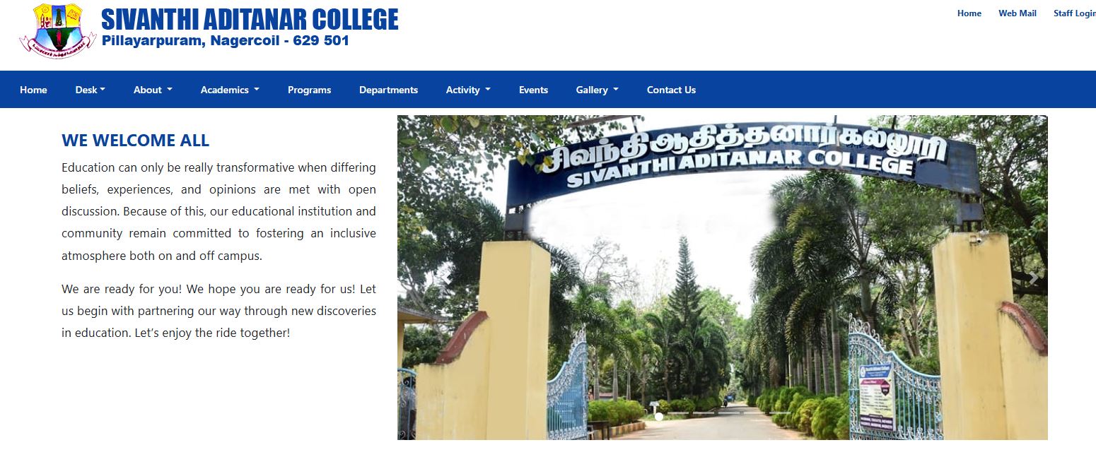 Sivanthi Aditanar College